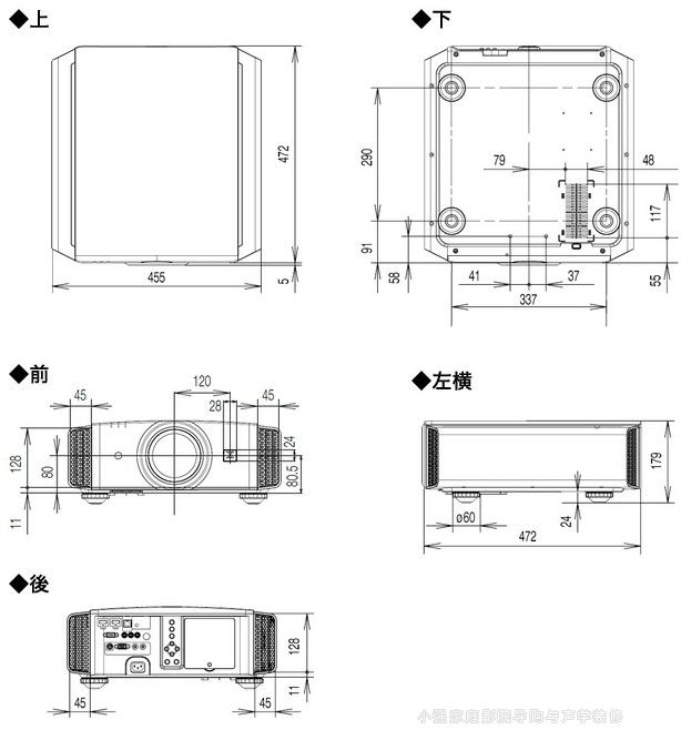 JVC DLA-XC7800RBͶӰ�ߴ�