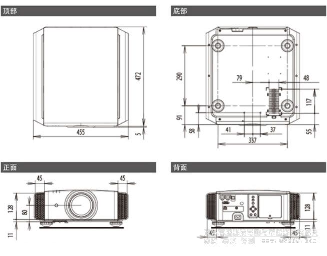 JVC DLA-X518BC ͶӰ�C(j��)�ߴ�D