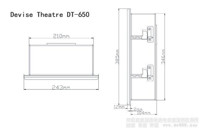 ����DT-650����Ƕ��ʽ����ߴ�D
