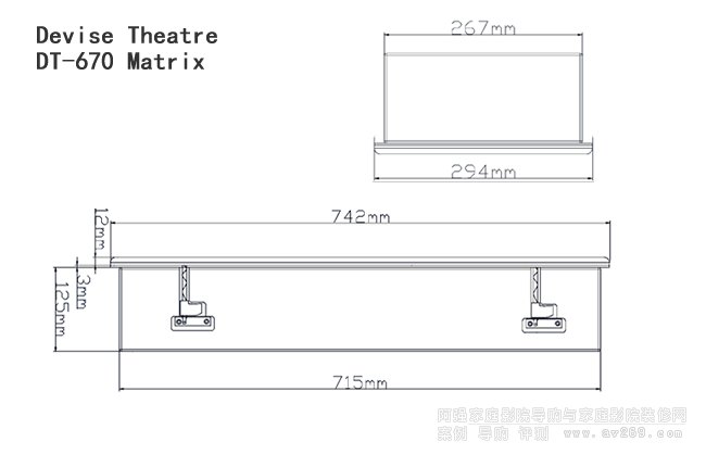 ����Devise DT-670Matrix����Ƕ��ʽ����ߴ�