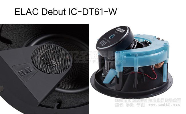 ELAC Debut IC-DT61-W 6.5�����ʽ��ͥӰԺ�P��