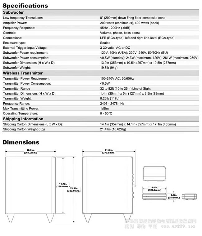 JBL SUB80P �o����Դ������